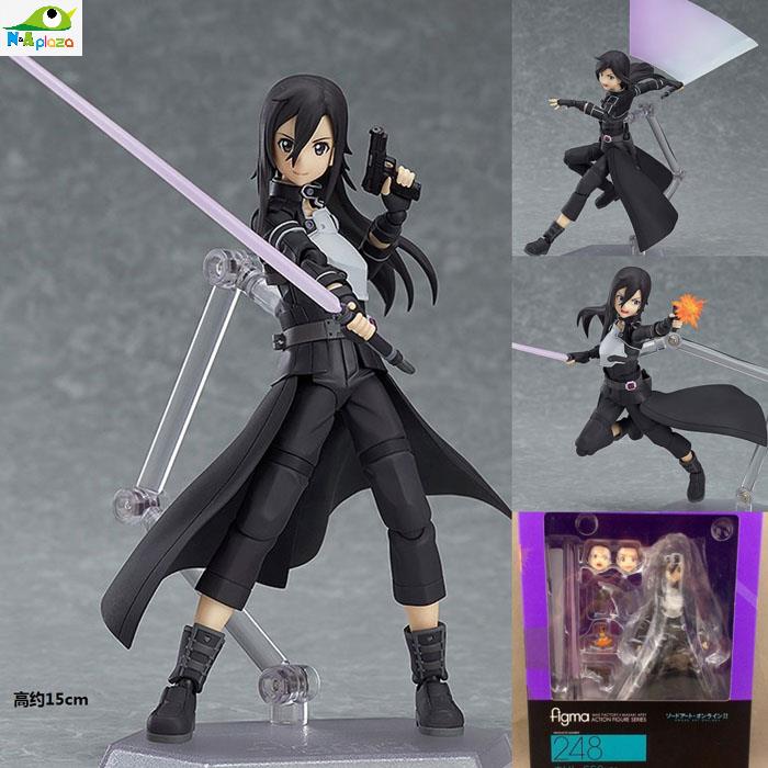 KLZO 5.9 Anime Sword Art Online: Kirito Figma Action Figure ,Cute Cartoon  Anime Decorative Action Toys ,PVC Model